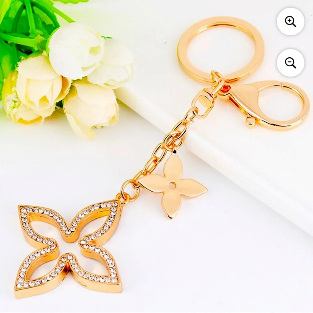 BAG CHARM/KEYCHAIN: Four Leaf Clover, NWT